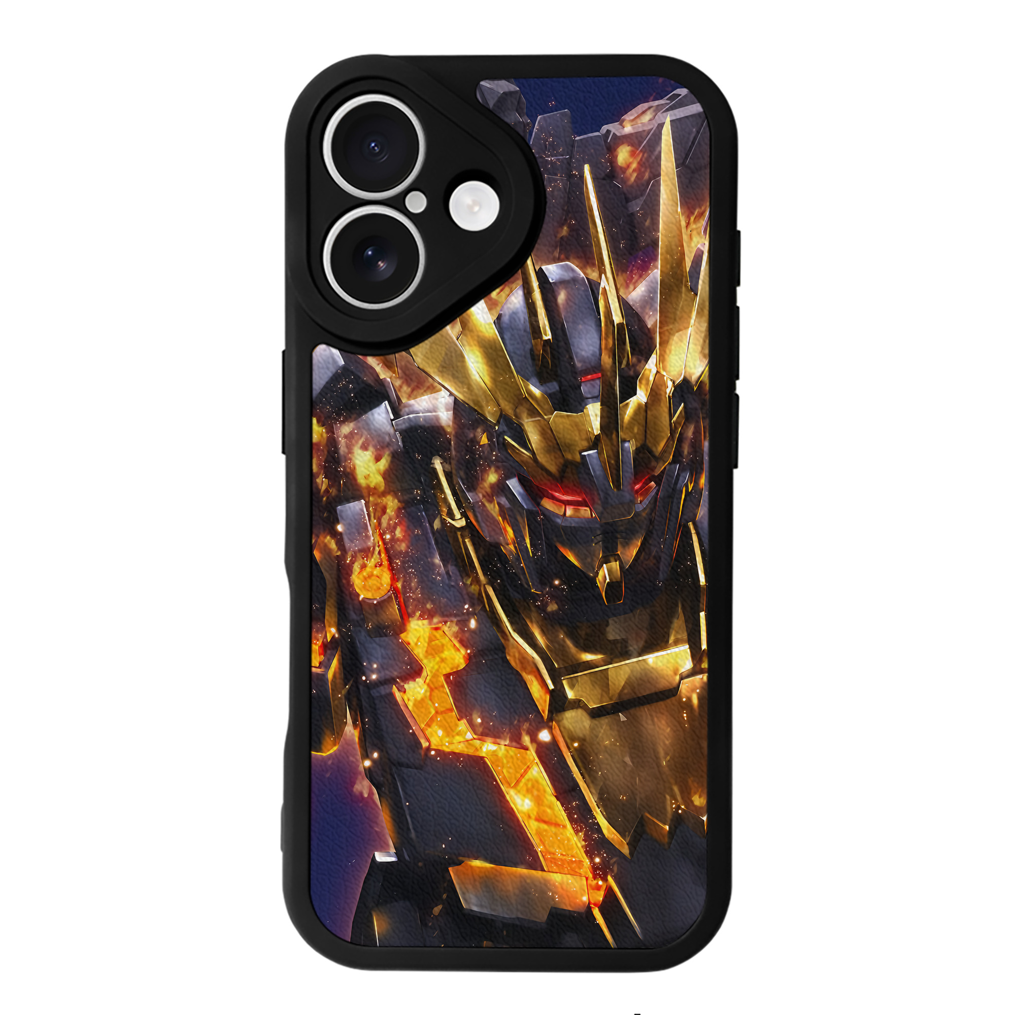 （画像用） 機動戦士ガンダム Mobile Suit Gundam 【iPhone 16シリーズ対応】シリコンスマホケース（レザー調） 材質：シリコン